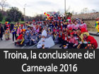 Troina, sfilata conclusiva del Carnevale 2016