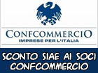 Sconto SIAE ai soci Confcommercio