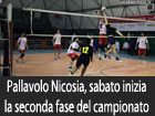 Pallavolo Nicosia, sabato inizia la seconda fase del campionato di Prima Divisione