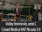 Volley femminile, Serie C, Conad Modica-NAF Nicosia 3-0