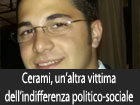 Cerami, un’altra vittima dell’indifferenza politico-sociale