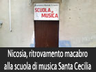 Nicosia, testa di capretto appesa all’ingresso della scuola di musica Santa Cecilia