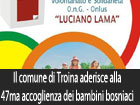 Il comune di Troina aderisce alla 47ma accoglienza dei bambini bosniaci organizzata dall’Associazione Regionale di Volontariato ONG ‘’Luciano Lama’’