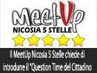 Il MeetUp Nicosia 5 Stelle chiede l’introduzione del ‘’Question time del cittadino’’