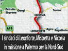 I sindaci di Leonforte, Mistretta e Nicosia in missione a Palermo per la Nord-Sud