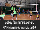 Volley femminile, serie C, NAF Nicosia-Annunziata 0-3