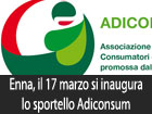 Enna, il 17 marzo si inaugura lo sportello Adiconsum