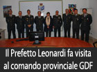 CIl Prefetto di Enna in visita al Comando Provinciale della Guardia di Finanza