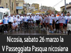 Nicosia, il 26 marzo la quinta edizione della passeggiata ciclo-podistica Pasqua nicosiana