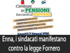 Enna, domani manifestazione dei sindacati per cambiare la legge Fornero