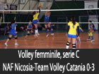 Volley femminile, serie C, NAF Nicosia-Team Volley Catania 0-3