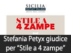 Stefania Petyx giudice d’onore per «Stile a 4 zampe»