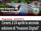 Cerami, domenica 24 aprile al via la seconda edizione di ‘’Invasioni Digitali’’