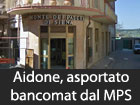 Aidone, furto dello sportello bancomat del Monte dei Paschi di Siena