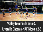 Volley femminle serie C, Juvenilia Catania-NAF Nicosia 2-3