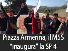 Piazza Armerina, il M5S ‘’inaugura’’ la SP 4