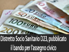 Distretto Socio Sanitario D23, pubblicato l’avviso per l’assegno civico