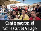 Sicilia Outlet Village, Gaetano e il suo bulldog inglese Ciro eletti la coppia più glamour di Sicilia