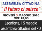 Leonforte, prevista per giovedì 5 maggio un’assemblea cittadina promossa dal Partito Democratico