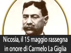 Nicosia, il 15 maggio rassegna in gallo-italico in onore di Carmelo La Giglia