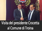 Troina, visita istituzionale del presidente della Regione Siciliana Rosario Crocetta