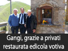 Gangi, grazie a privati restaurata edicola votiva