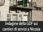 Nicosia, i cantieri di servizi sotto la lente d’ingrandimento della Guardia di Finanza