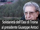 La solidarietà dell’Oasi di Troina al presidente Giuseppe Antoci