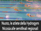 Nuoto, le atlete del Centro Hydrogym di Nicosia alle semifinali regionali