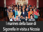 I marines della base di Sigonella in visita a Nicosia