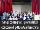 Gangi, consegnati premi del XII concorso di pittura Gianbecchina