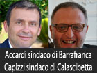 Accardi sindaco di Barrafranca e Capizzi sindaco di Calascibetta