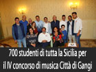 Quarto concorso di musica Città di Gangi, oltre 700 studenti da tutta l’isola