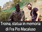 Troina, alla memoria di Fra Pio Macaluso una statua nell’area verde di via Umberto