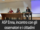 ASP Enna, incontro con gli osservatori e i cittadini