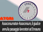 Assoconsumatori-AssoConsum: il giudice di Enna annulla il passaggio del personale da Sicilia Ambiente all’ATO Ennaeuno