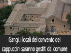 Gangi, i locali del convento dei frati cappuccini saranno gestiti dal comune