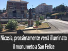 Nicosia, prossimamente sarà illuminato il monumento a San Felice