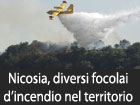 Nicosia, diversi incendi nel territorio, il più grave all’Altesina