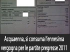 Assoconsumatori-AssoConsum: Partite pregresse 2011. Si consuma l’ennesima vergogna