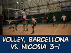 Volley, Ottica Sottile Barcellona-Nicosia Volley 3-1