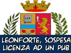 Leonforte, sospesa licenza ad un pub