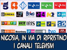 Nicosia, in via di ripristino gli impianti televisivi di San Giovanni