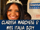 Miss Nicosia, Clarissa Marchese, è Miss Italia 2014